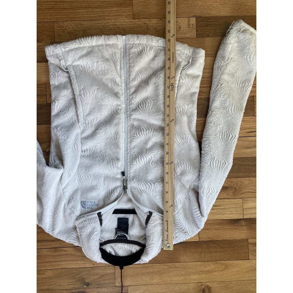 The Northface Swirl Beige Full Zip Oso Osito Long Sleeve Jacket Swirl XS - Picture 10 of 12